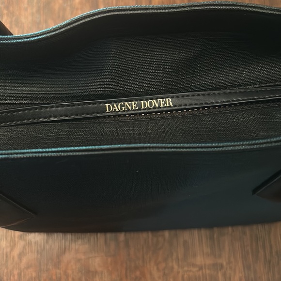 Dagne Dover Signature Legend Black Coated Canvas Large Tote - Picture 9 of 16